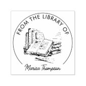 Script Uit de Bibliotheek van Ex Libris Bibliothee Zelfinktende Stempel (Design)
