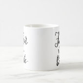 Script Vader van de bruid typografie bruiloft Koffiemok (Center)