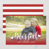 Script Vakantie Zegeningen | Vakantie fotokaart Feestdagenkaart (Voorkant / Achterkant)