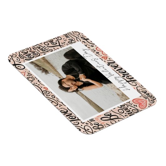  Script Valentijnsdag koppelt foto's Magneet (Rechterzijde)