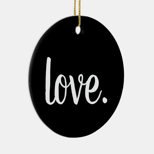 script van chic LOVE. Keramisch Ornament (Rechts)