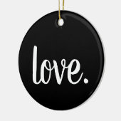 script van chic LOVE. Keramisch Ornament (Links)