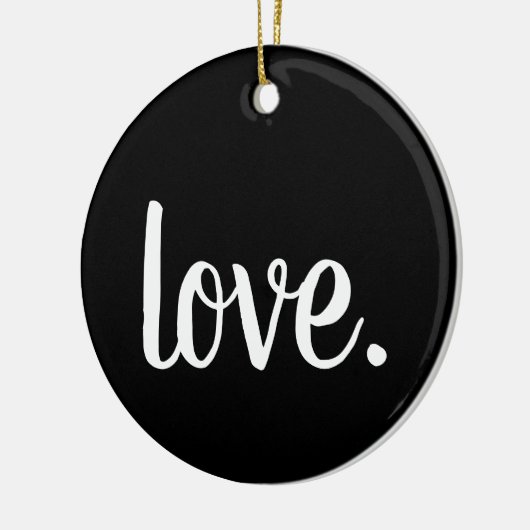 script van chic LOVE. Keramisch Ornament (Links)