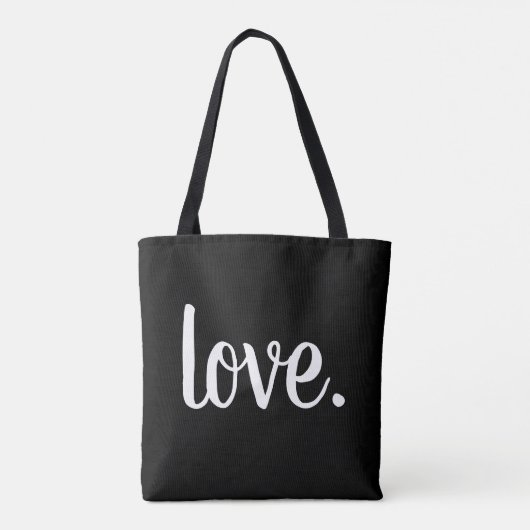 script van chic LOVE. Tote Bag (Achterkant)