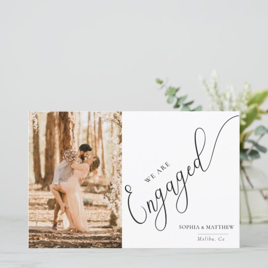 Script Verloving Aankondiging (Staand voorkant)