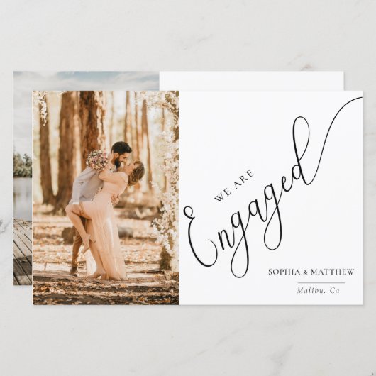 Script Verloving Aankondiging (Voorkant / Achterkant)