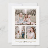 Script Volledige foto kerst Kaart (Achterkant)