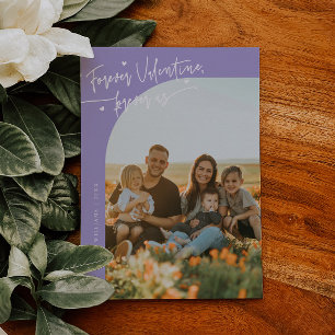 Script 'Voor altijd ons' Violet Valentijnsfoto Feestdagenkaart