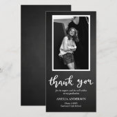 Script voor bedankkaart van afgestudeerde op schoo (Voorkant / Achterkant)