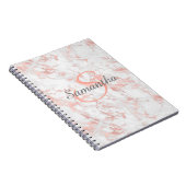  script voor Blush Marble Notitieboek (Rechterzijde)