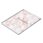  script voor Blush Marble Notitieboek (Linkerzijde)
