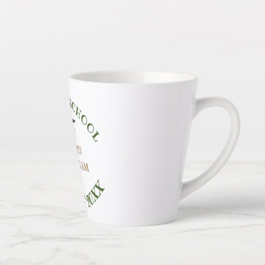 Script voor eindexamenfeest van afstuderende midde latte mok (Rechts)
