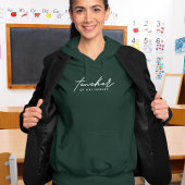 Script voor leraren van kleine mensen hoodie