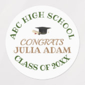 Script voor viering van eindexamen middelbare scho labels (Design 2)