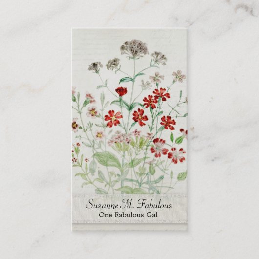  script voor Vloeibare Vloeren Vloer Boquet Visitekaartje (Voorkant)