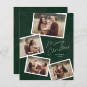 Script Vrolijk Kerstfeest 4 Foto Budget Vakantie K (Voorkant / Achterkant)