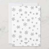 Script Vrolijk Kerstfeest van onze nieuwe thuisfot Feestdagenkaart (Achterkant)