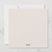 Script Vrolijk Kerstmis Groen Beige Feestdagenkaart (Achterkant)