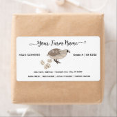 Script watercolor quail egg labels (Insitu)