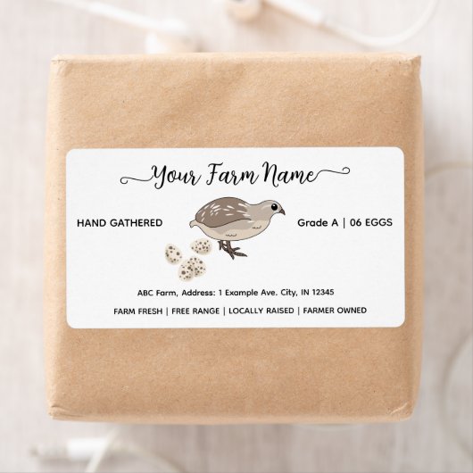 Script watercolor quail egg labels (Insitu)