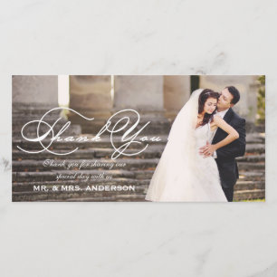 Script Weddenschap Hartelijk dank Bedankkaart