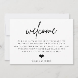 Script Weddenschap Welkomsttas Invoegen kaart