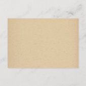 Script Wedding Information Details Enclosure Kaart (Achterkant)