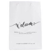 Script Wedding Welkom | Bedankt Cadeautas (Voorkant)