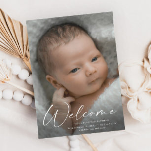 Script Welkom Baby Foto Geboorte Aankondiging