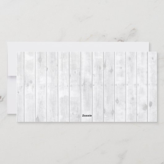 Script Wit Hout Zes Fotocollage Kerstmis Feestdagenkaart (Achterkant)