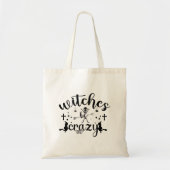 Script Witches Crazy Skeleton Snoep Canvas tas (Voorkant)