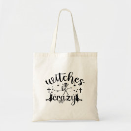 Script Witches Crazy Skeleton Snoep Canvas tas
