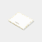 Script With Love Gouden Hartjes Post-it® Notes (Schuin)