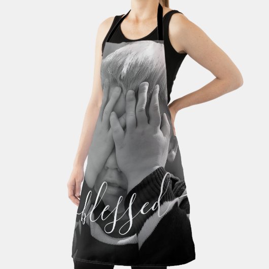 Script Wording Custom Photo Apron Schort (Insitu)