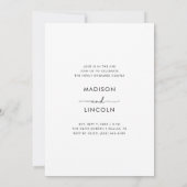 Script Ze zei ja verlovingsfeest strandfoto Kaart (Achterkant)