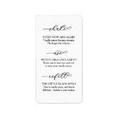 Script Zelfgemaakte Vanilla Extract Instructies La Etiket (Voorkant)