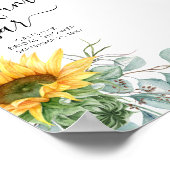 Script Zonnebloem Vrijgezellenfeest Parfum Bar Sig Poster (Hoek)