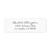  scriptadreslabel etiket (Voorkant)