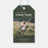 scriptafstand die juicht vanaf hier cadeaulabel (Voorkant)