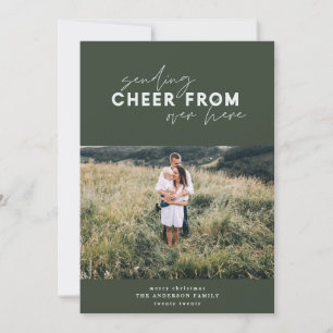 scriptafstand met kerstmis feestdagenkaart