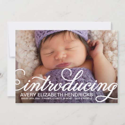  scriptbedekking Fotoaankondiging Aankondiging (Voorkant)