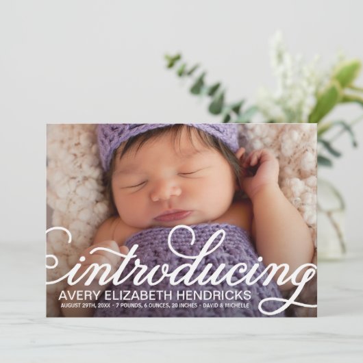  scriptbedekking Fotoaankondiging Aankondiging (Staand voorkant)