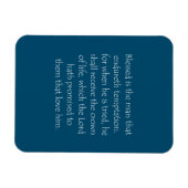 Scriptcitaat James 1 12 Magneet (Horizontaal)