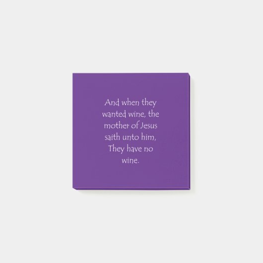 Scriptcitaat John 2 3 Post-it® Notes (Voorkant)