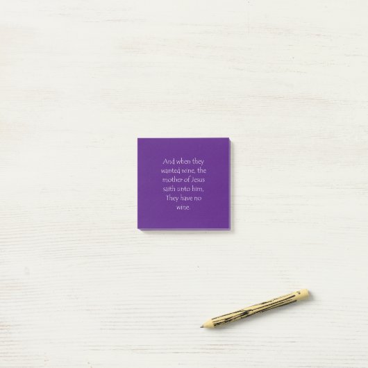 Scriptcitaat John 2 3 Post-it® Notes (Op bureau)