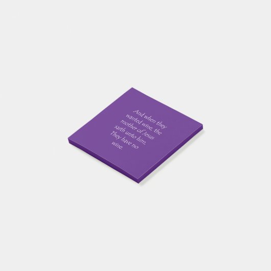 Scriptcitaat John 2 3 Post-it® Notes (Schuin)