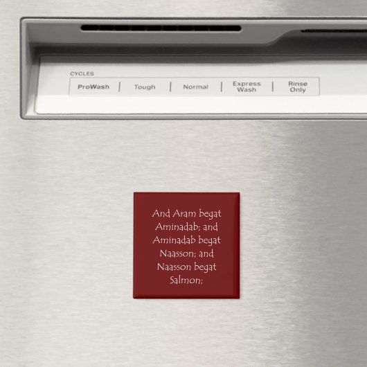 Scriptcitaat Matthew 1 4 Magneet (Insitu (Vaatwasser))