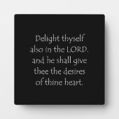 Scriptcitaat Psalms 37 4 Fotoplaat (Voorkant)