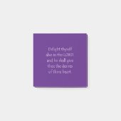 Scriptcitaat Psalms 37 4 Post-it® Notes (Voorkant)