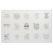 Scriptcut-out-blokken voor het kantelen stof (Fat Quarter)